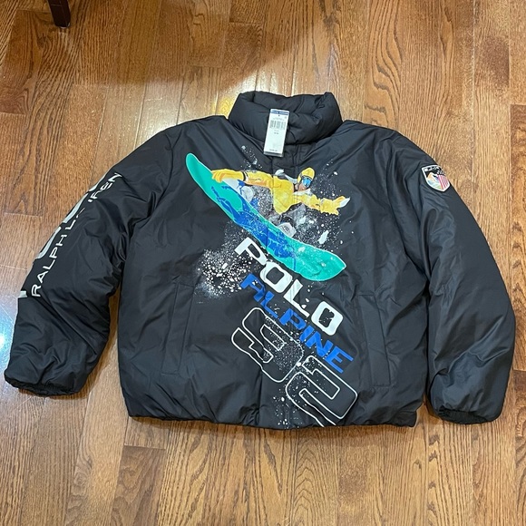 Polo Ralph Lauren 92 Suicide Ski Down Jacket Team Alpine Sport Puffer